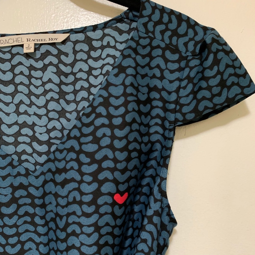 RACHEL Rachel Roy Blue Heart Dress